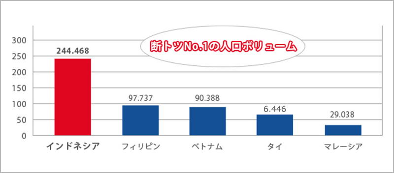 ASEAN最大の消費マーケット